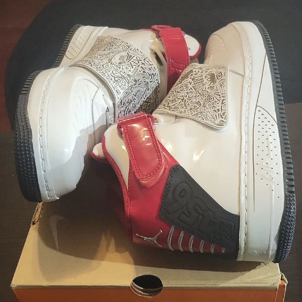 Air Jordan 20 Retro Fusion (AJF 20) "White/Varsity Red" (2008) Mens 15 BRAND NEW - Picture 8 of 13